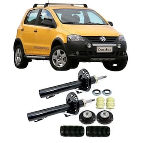 Amortecedor + Kit Batente Vw Crossfox Dianteiro 2005 Até 2020 O Par