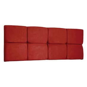 Cabeceira Painel King 1,95m Nina Suede - Pallazio Cor Vermelho