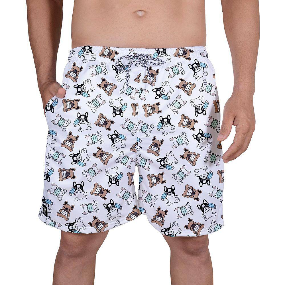 short masculino praia mauricinho tactel game com bolsos