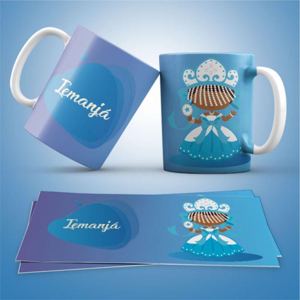 Caneca Personalizada Orixás 03 Iemanjá