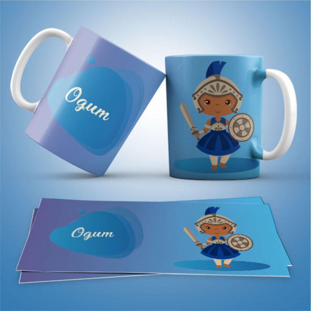 Caneca Personalizada Orixás 10 Ogum