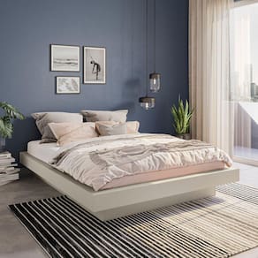 Cama Casal/Queen Tarumã CabeCasa MadeiraMadeira Off White