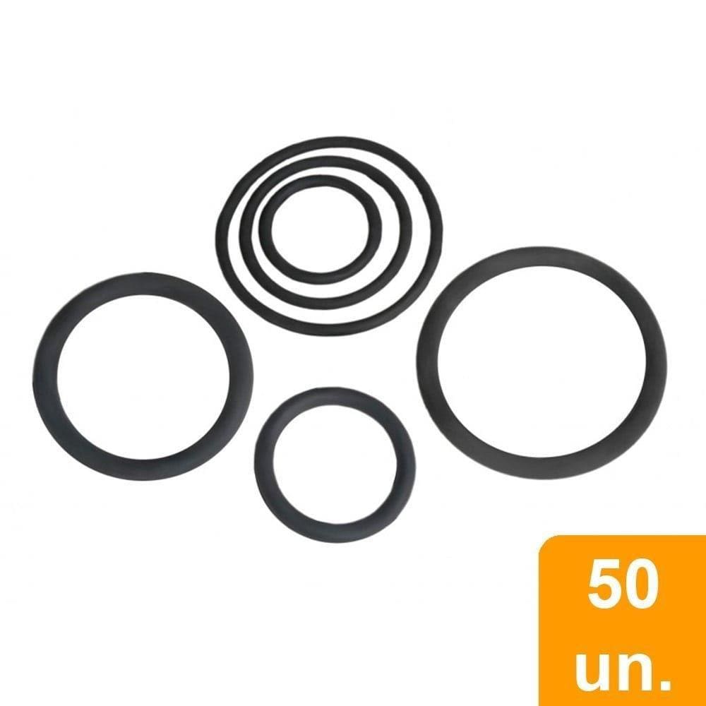 Anel de Vedação Plastilit de Borracha para Esgoto 50mm Embalagem com 50 Unidades