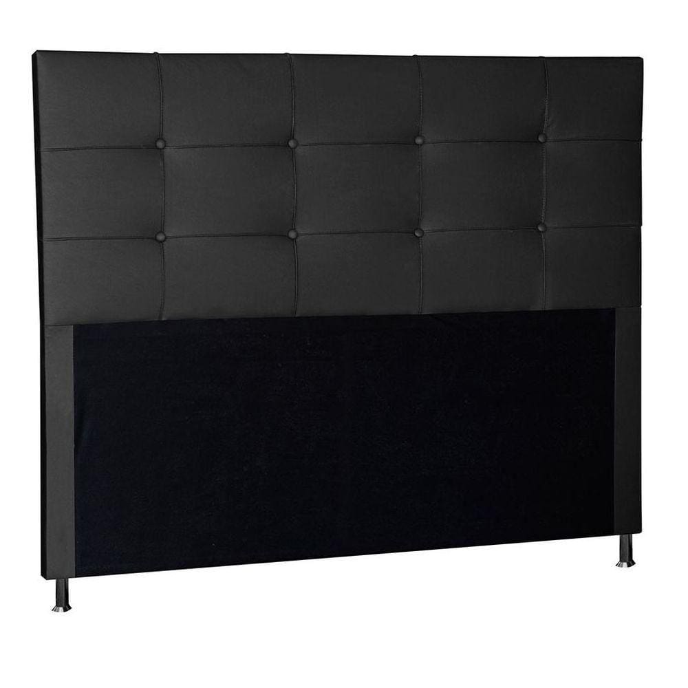 Cabeceira Queen 1,60m Roma Corano - Pallazio Cor Preto
