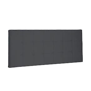 Cabeceira Painel Verona King 195cm Suede Cinza