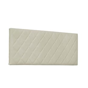 Cabeceira Painel Dubai King 195cm Corino Bege