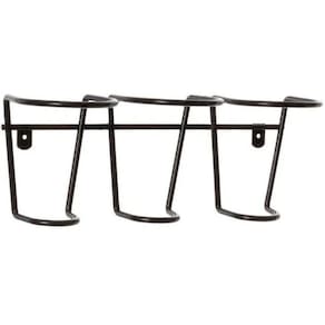 Suporte De Parede Gota Decorativo Para Garrafas Preto