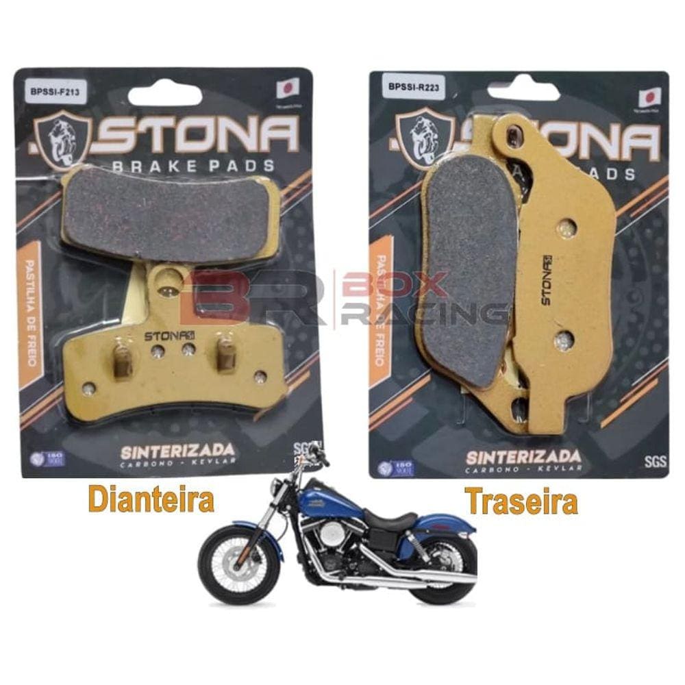 Kit pastilha freio Stona D/T FXDB Dyna Street Bob 1690 14-17