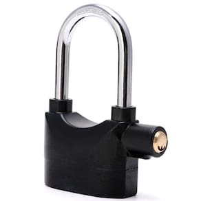 Cadeado Com Alarme Sirene Grande Anti Furto 110db Som Alto