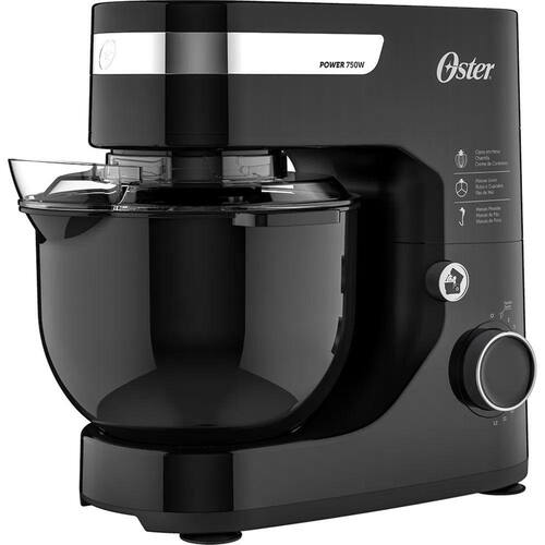 Batedeira Planetária Oster OBAT610 - 750W - 12 Velocidades - 3 Batedores em Alumínio - Tigela 4 litros Menor preço em Batedeira Planetária Oster OBAT610 - 750W - 12 Velocidades - 3 Batedores em Alumínio - Tigela 4 litros