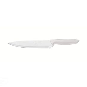 Faca Chef Tramontina Plenus com Lâmina em Aço Inox e Cabo de Polipropileno Off White 8" Tramontina