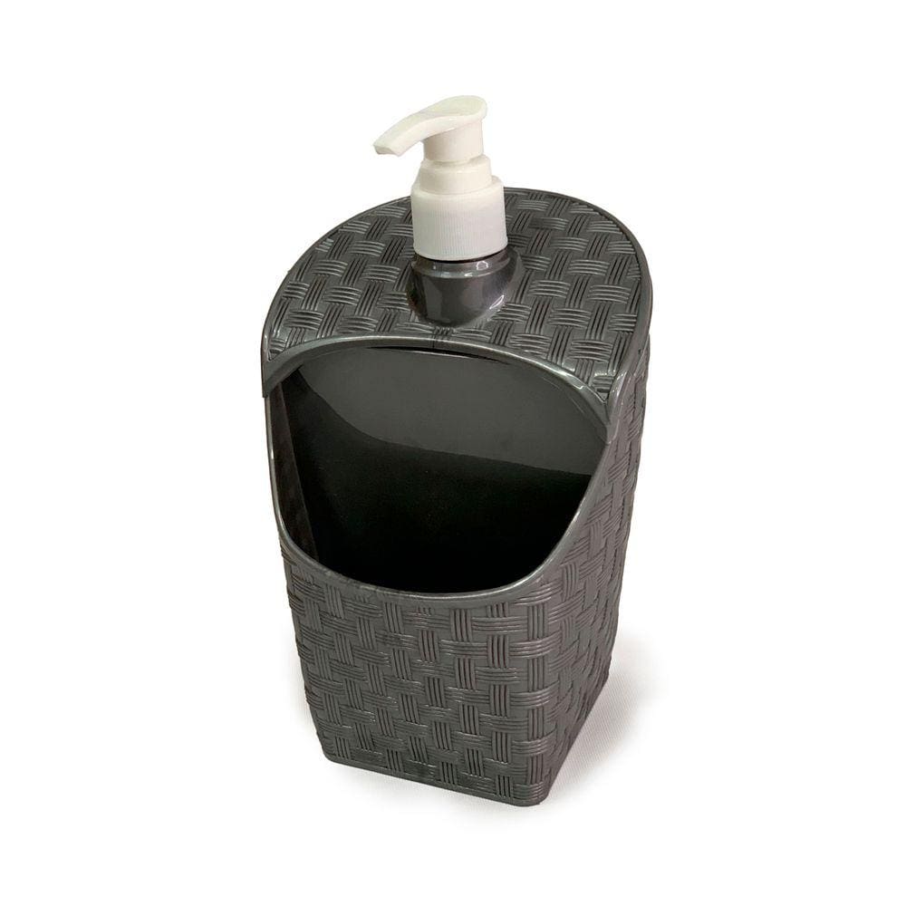 Porta detergente Dispenser Tendências estilo Rattan Cinza