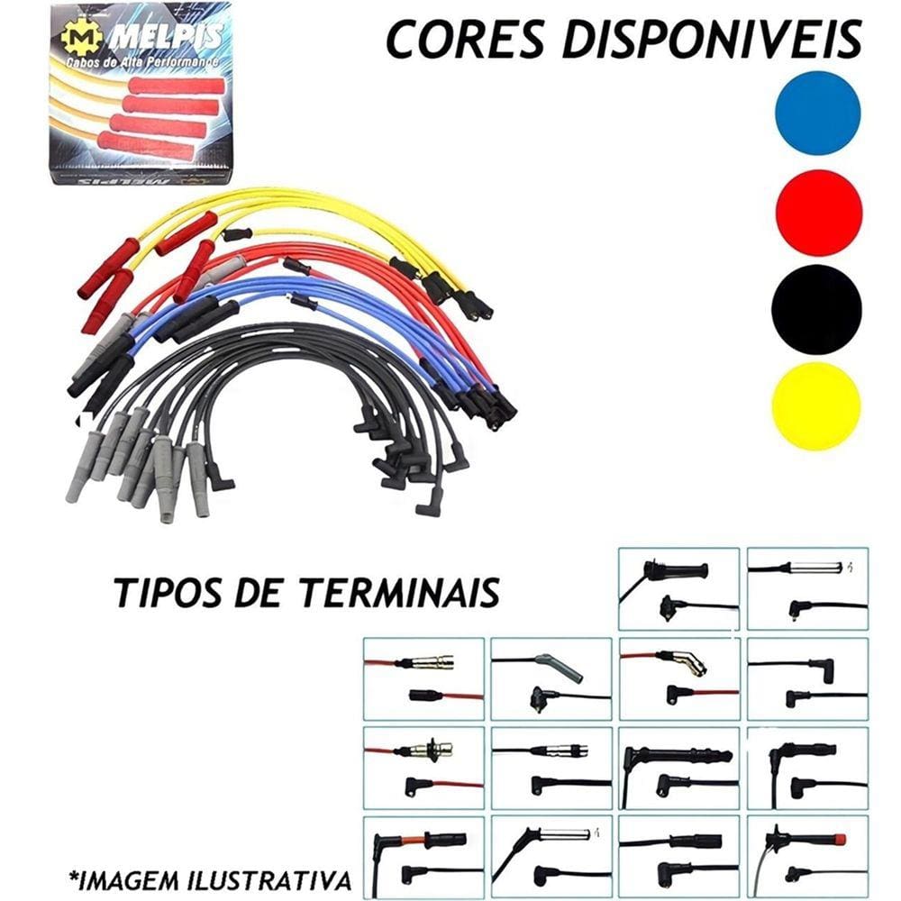 Cabo De Vela Voyage 1.0 0 8V Total Flex Transf 4X1 2008 Em Diante 10Mm St-V42