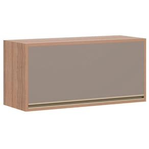 Armário Basculante Luciane Yara 80 Cm 1308/199 Vanilla/Grafite