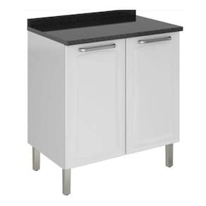 Balcão Itatiaia 2 Portas Com Tampo Tarsila Ig2A-80 Branco