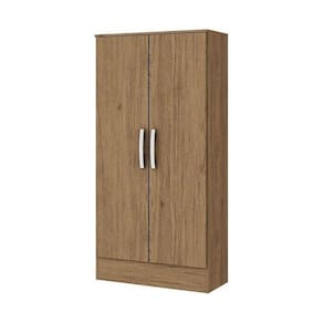 Armário Multiuso Henn 2 Portas 4 Prateleiras B14 Rustico
