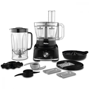 Multiprocessador Philco 2 Velocidades 1400w Pmp1600 Preto 220v