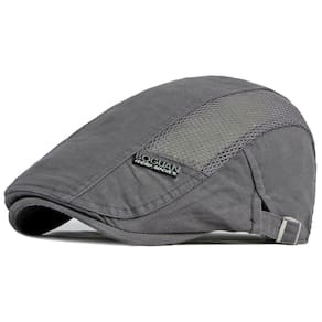 Boina Chapéu Masculino Respirável Espinha de Peixe Plana Bonés Feminino Viseira Moda Casual
