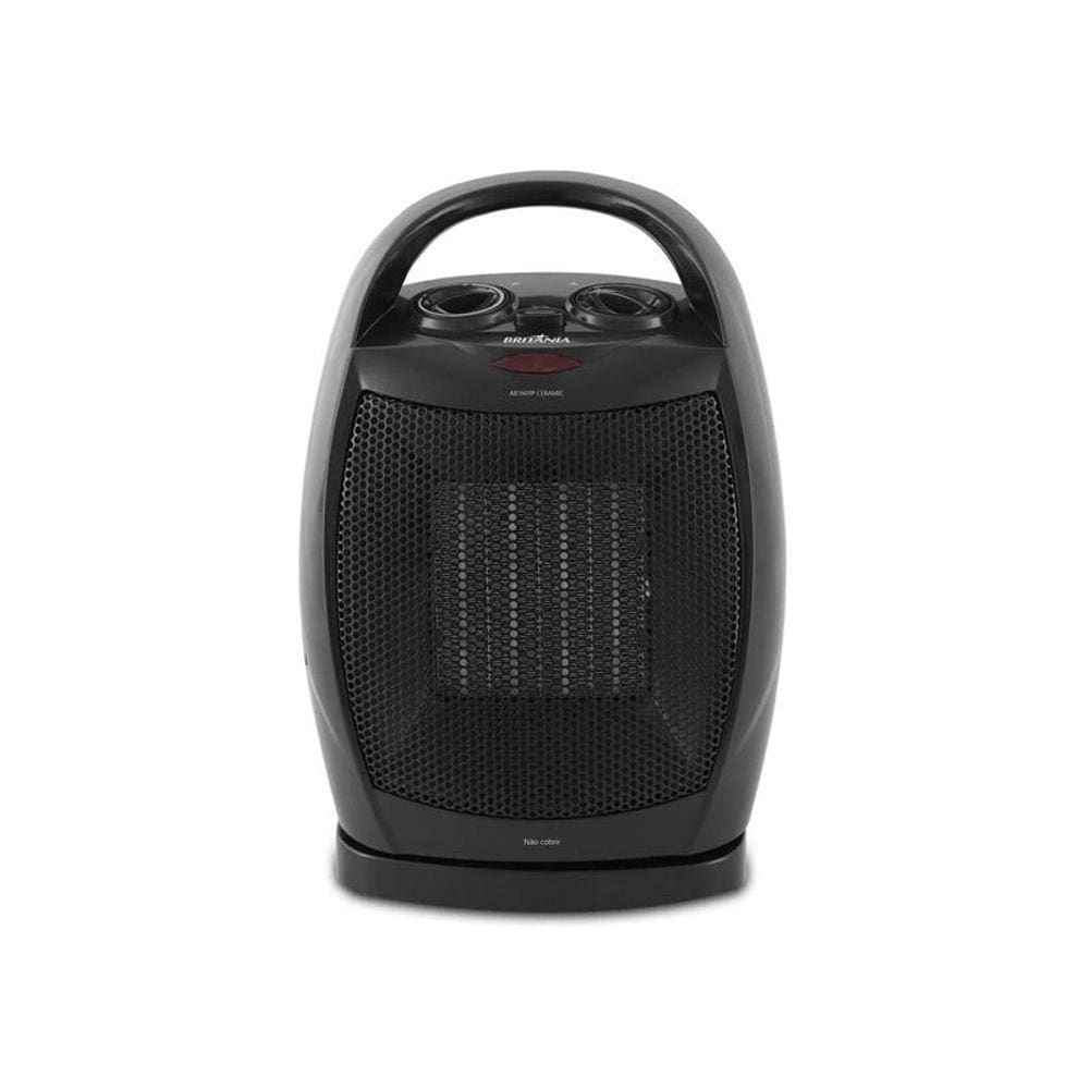 Aquecedor de Ambiente Britânia Termoventilador AB1600P Ceramic Preto 220V