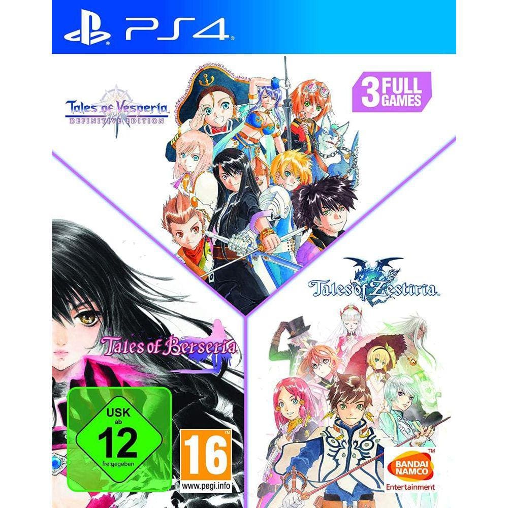 Tales of Vesperia + Tales of Berseria + Tales of Zestiria Compilation - PS4