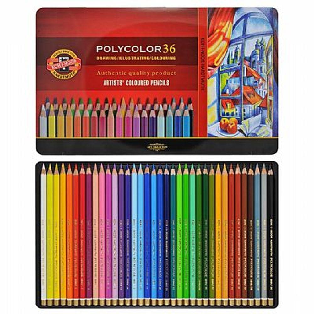 Estojo Lapis Polycolor Com 36 Cores - Kn0038250036