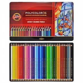 Estojo Lapis Polycolor Com 36 Cores - Kn0038250036