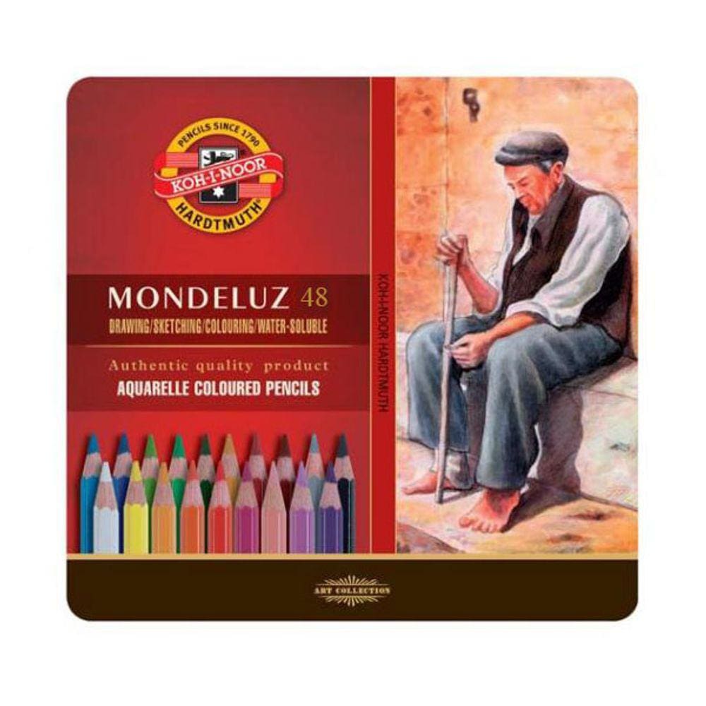Lapis De Cor Aquarelavel Mondeluz Com 48 Cores – Kn0037260048