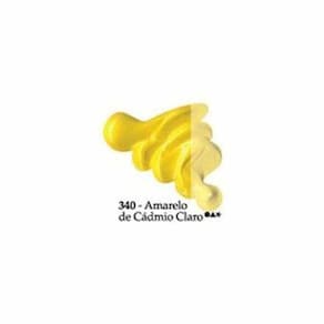 Tinta Oleo Oil Colors 20Ml 340 Amarelo De Cadmio Claro - 141230340
