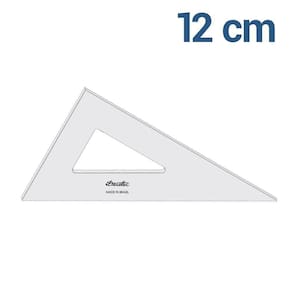 Esquadro Acrilico 12Cm 60 Sem Graduacao - 2612