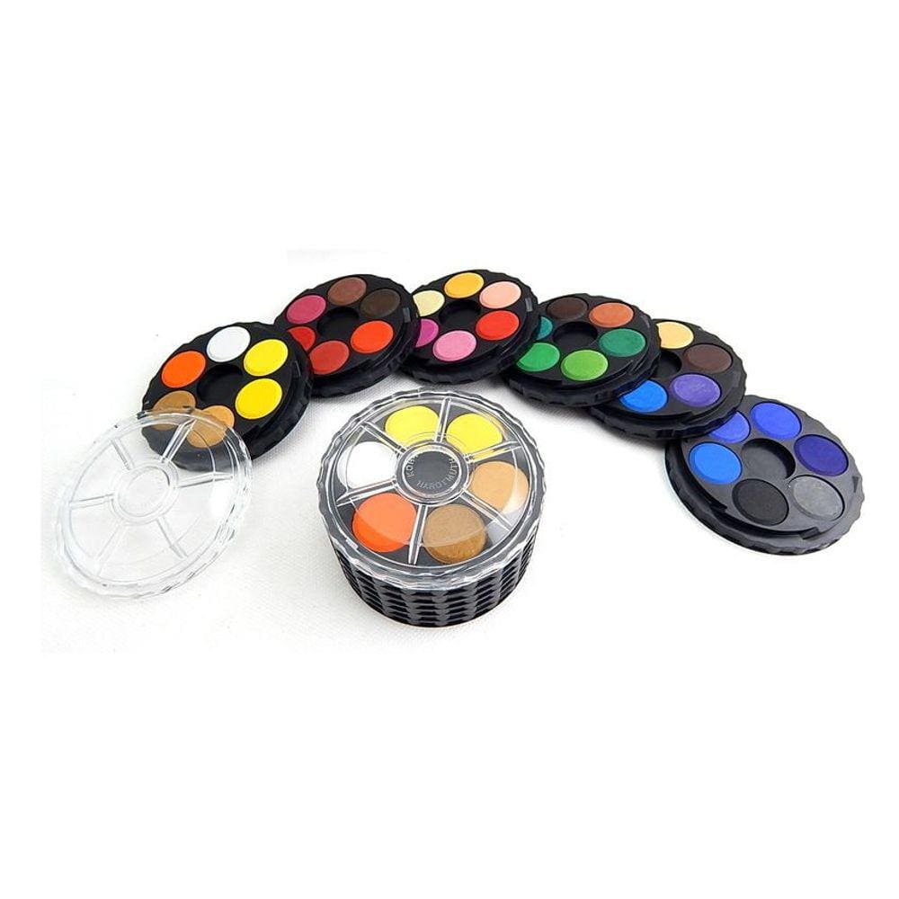 Estojo Aquarela Em Pastilha Com 36 Cores – Kn1715090000