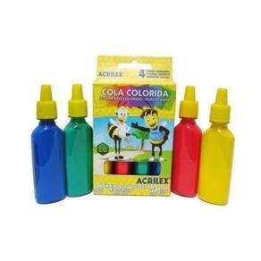 Cola Colorida Com 4 Cores - 026040000