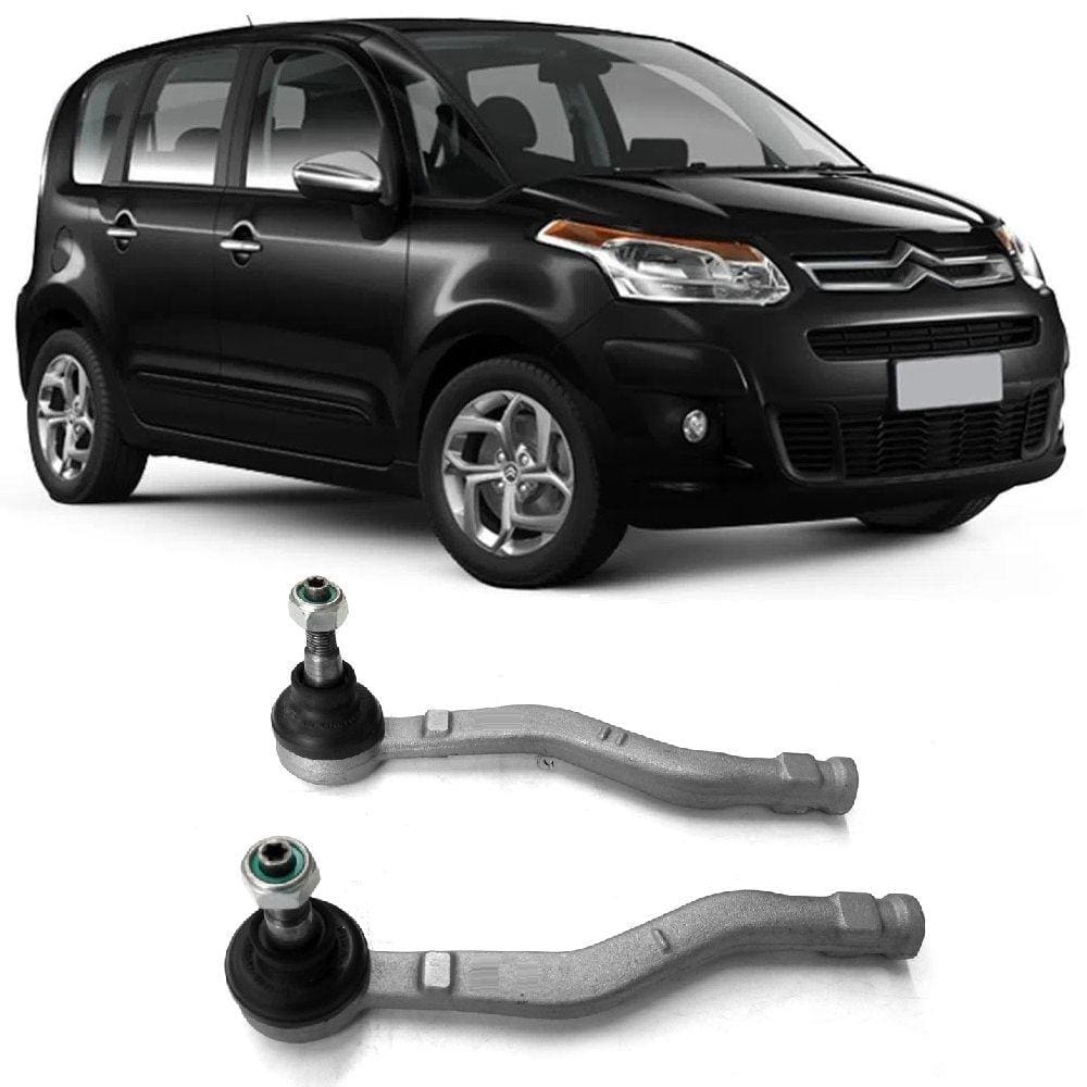 Terminal de Direção Citroen C3 Picasso Dianteiro 2011 Até 2017 O Par