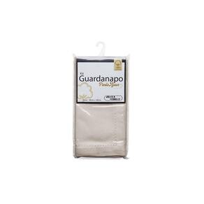 Kit 4 Guardanapos Com Ponto Ajour 100% Algodão 40X40Cm Taupe