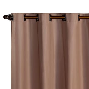 Cortina 2,20m X 1,30m Sala Quarto Blackout 100% Corta Luz PVC - Avelã
