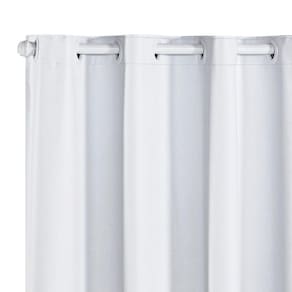 Cortina 2,20m X 1,30m Sala Quarto Blackout 100% Corta Luz PVC - Branco