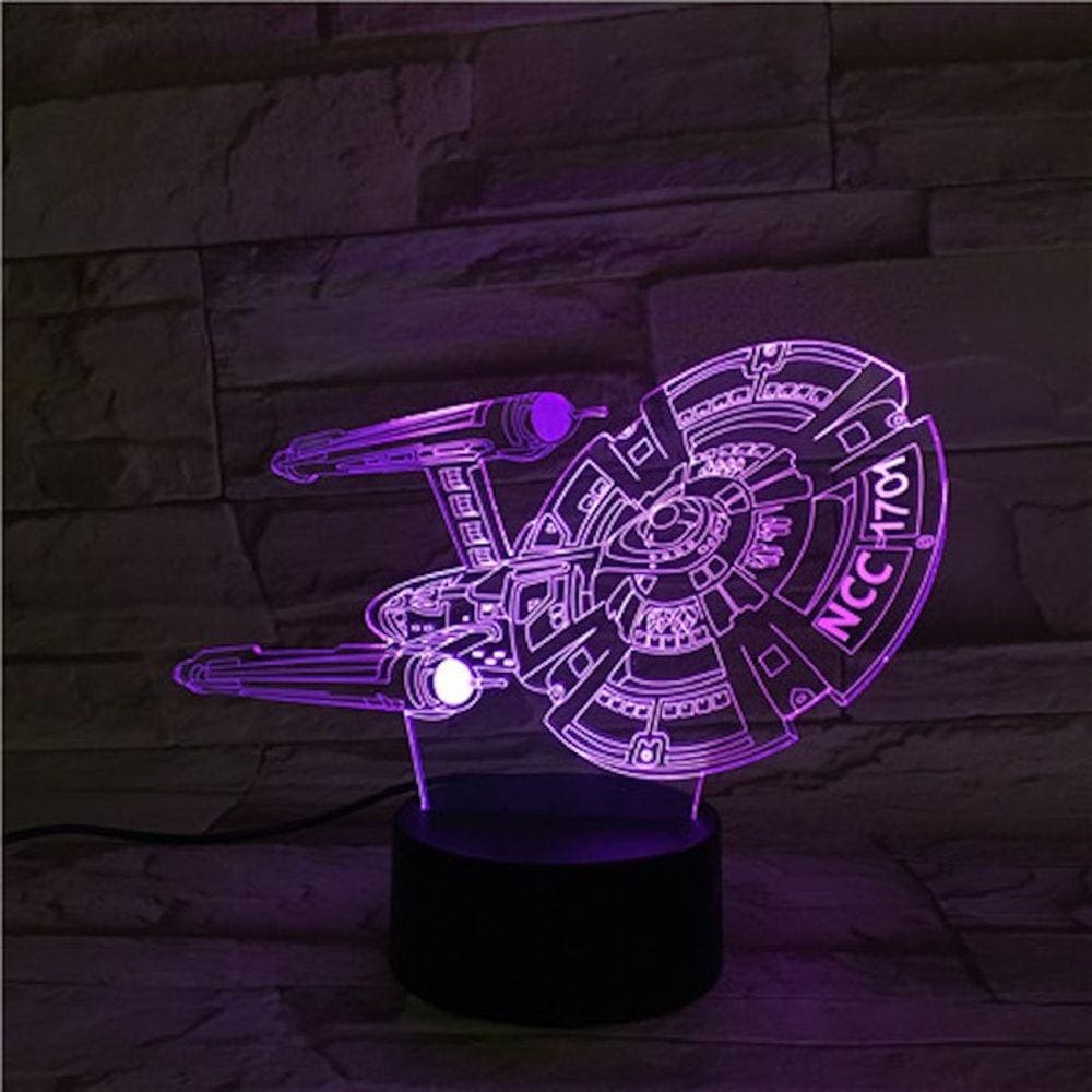 star trek 3d lamp