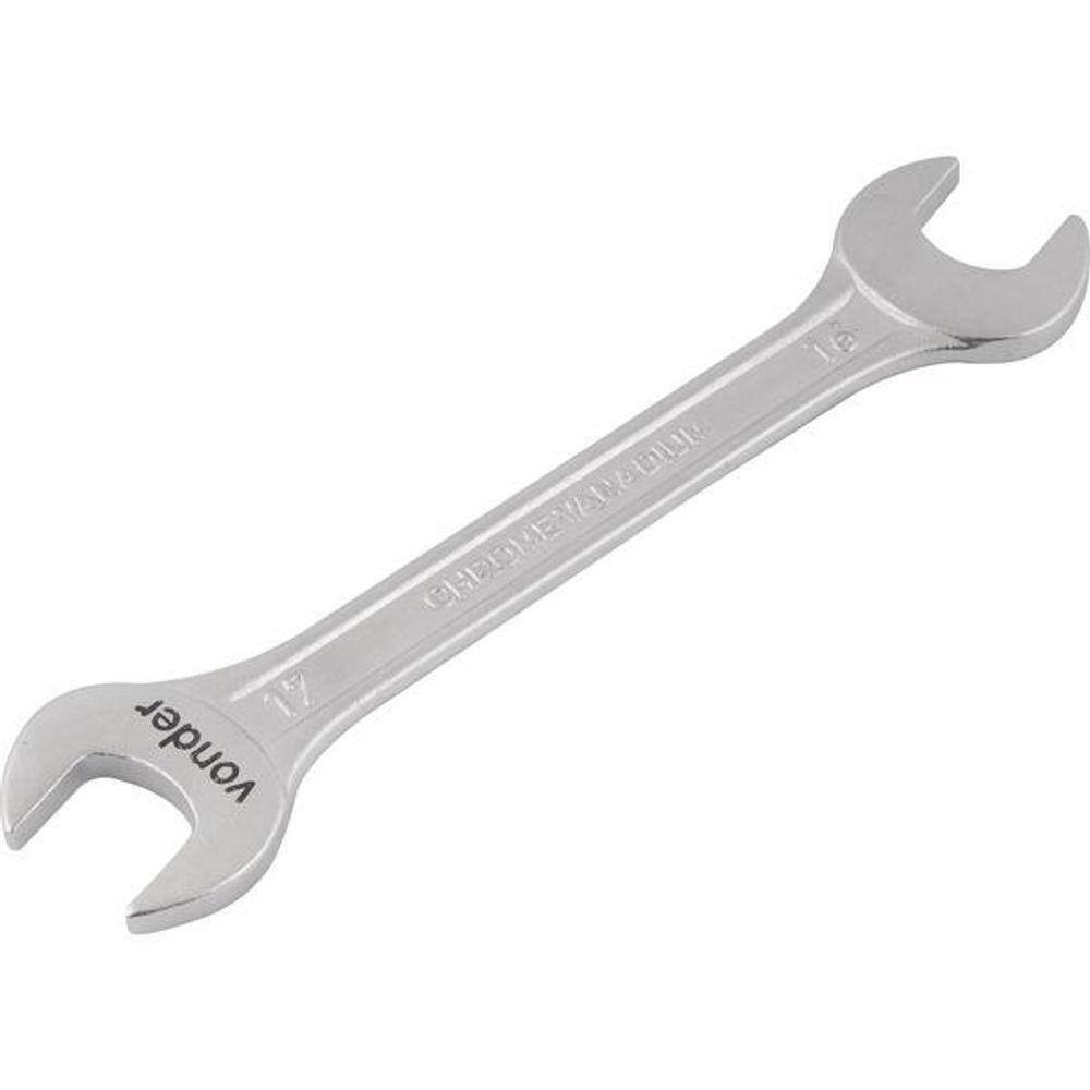 Chave Fixa 16x17mm Cromo Vanádio Fosco Cartela - Vonder