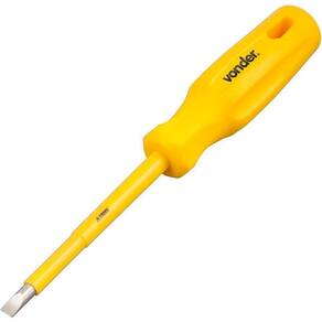 Chave Fenda 1/4x4" Cromo Vanádio Haste Isolada 1000v Vonder