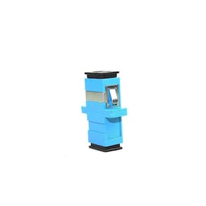 Adaptador Optico Evus Monomodo Simplex Sc/ Upc Sm Azul