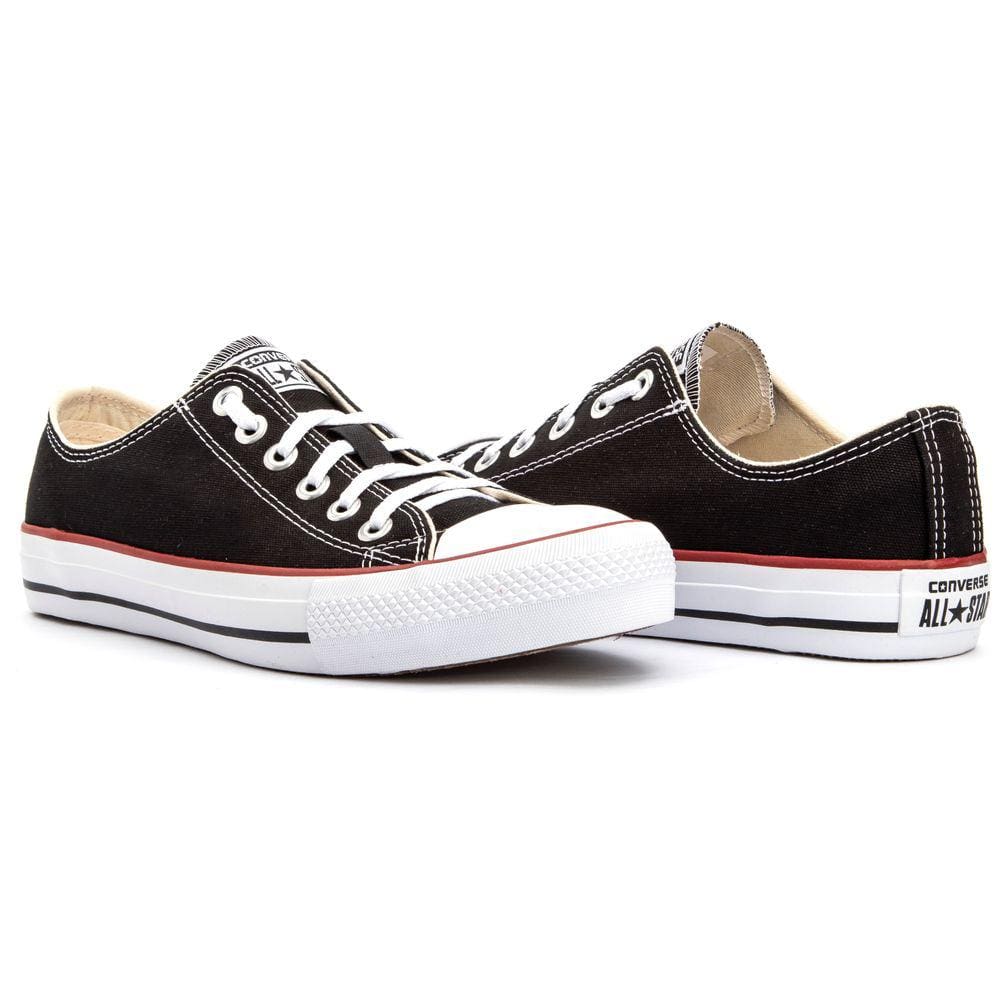 Tênis Converse Chuck Taylor All Star Preto Couro - YOUNG TENNIS