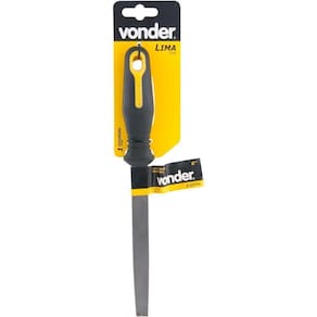Lima Chata Bastarda 8" Com Cabo Plástico - Vonder
