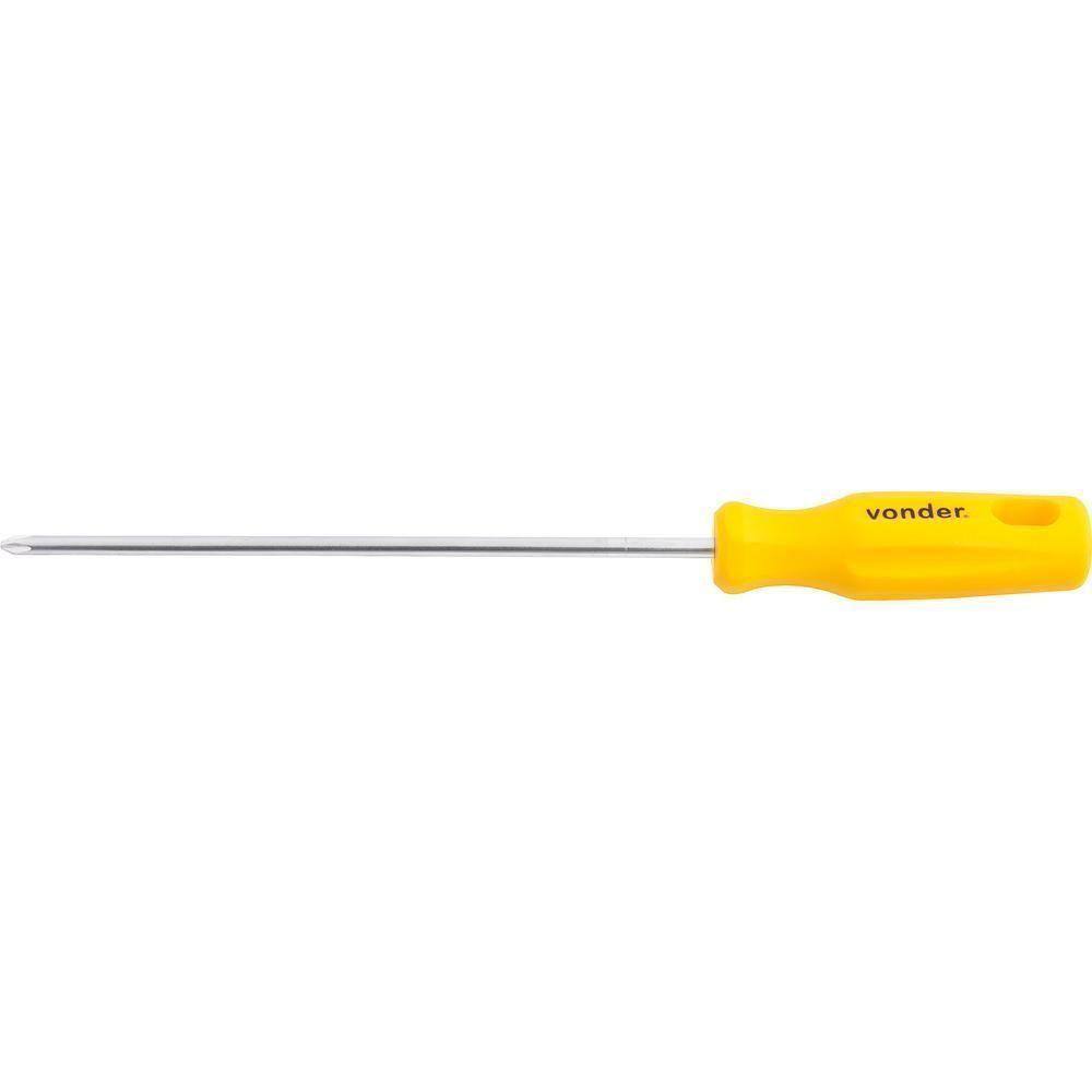 Chave Phillips 1/4X8" N.2 Cromo Vanádio - Vonder