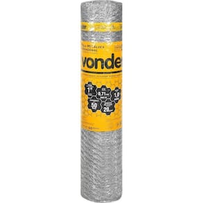 Tela Metálica Pinteiro Hex Malha 1`` Bwg22 1,0m 50m Vonder