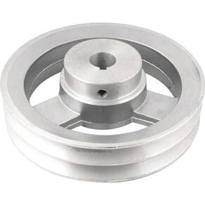 Polia Alumínio 2 Canais Perfil A 150mm Com Furo 3/4" Vonder
