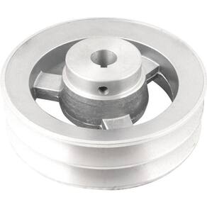 Polia Alumínio 2 Canais Perfil B 150mm Com Furo 3/4" Vonder