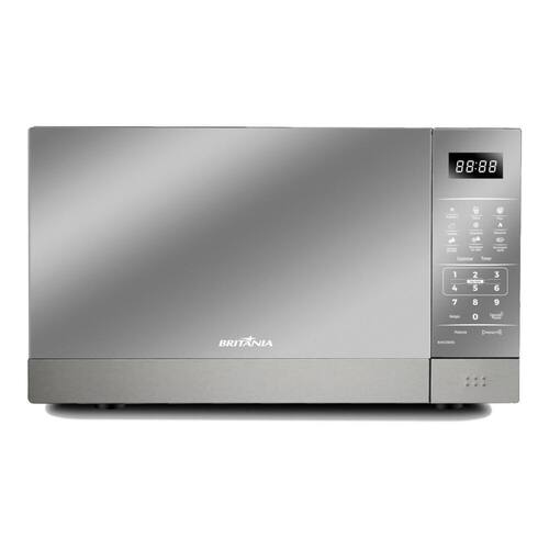 Micro-ondas Espelhado Britânia BMO28IEB 28L Branco 220V Menor preço em Micro-ondas Espelhado Britânia BMO28IEB 28L Branco 220V