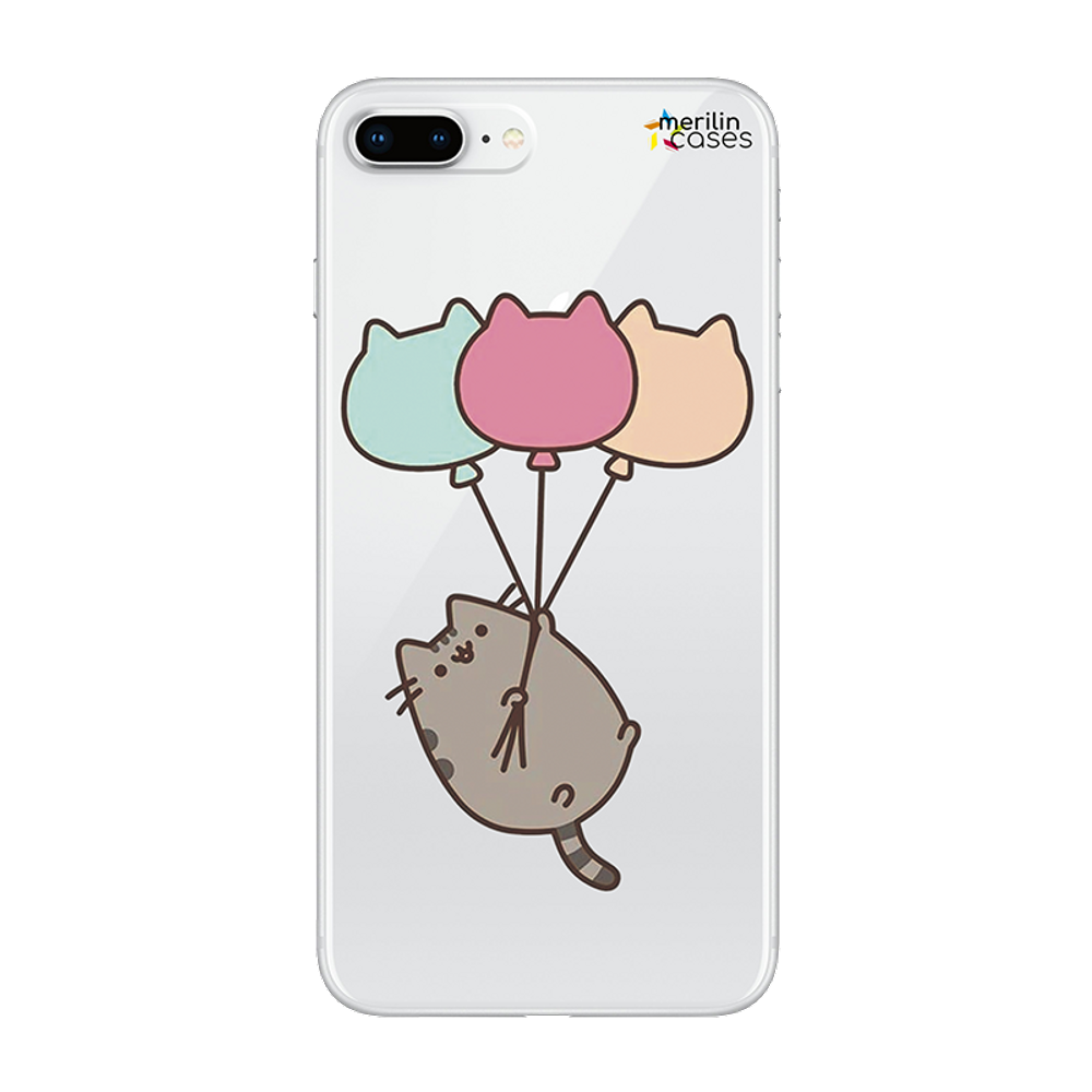 Capinha para Celular Balões de Gato Merilin Cases TPU de Alta Qualidade
