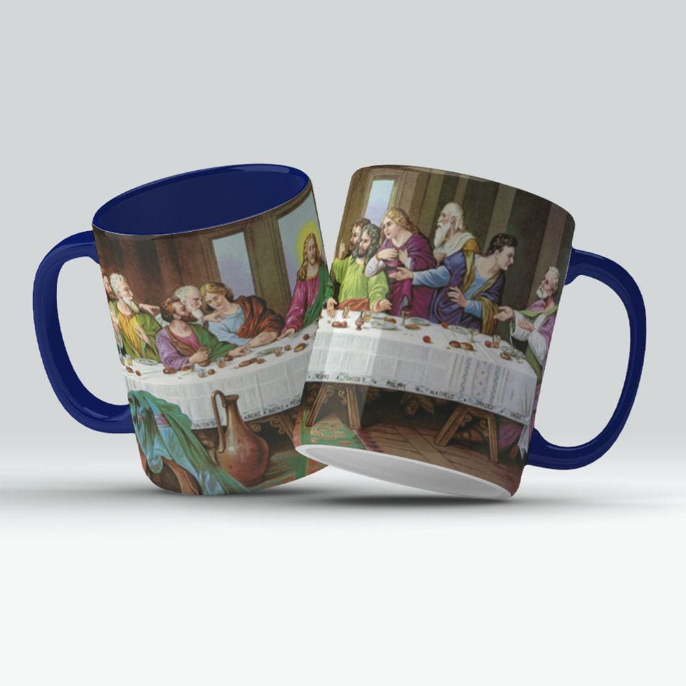 Caneca Santa Ceia Deus Jesus