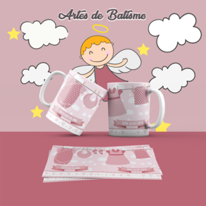 Caneca Personalizada Batizado 17