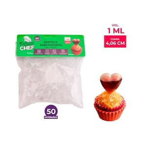 Ampola Saborizante Coração 1Ml - 50Unid - Gmepp7